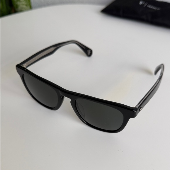 Oliver Peoples x Roger Federer R-3 51mm Polarized Black Sunglasses - Picture 8 of 8